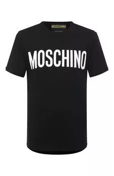 Хлопковая футболка Moschino