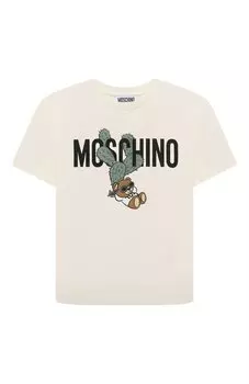 Хлопковая футболка Moschino