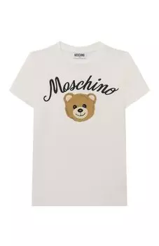 Хлопковая футболка Moschino
