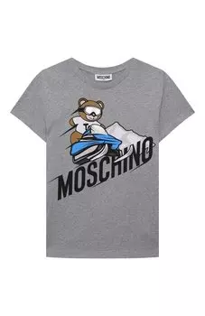 Хлопковая футболка Moschino