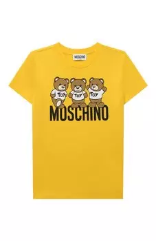 Хлопковая футболка Moschino