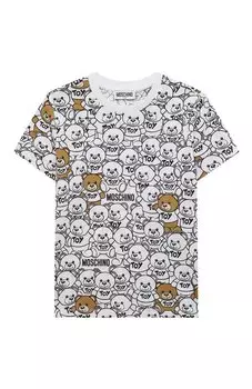 Хлопковая футболка Moschino