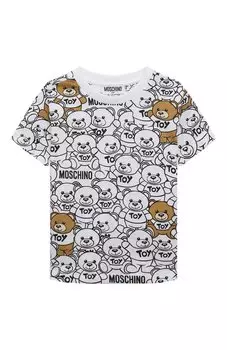 Хлопковая футболка Moschino