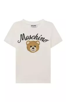 Хлопковая футболка Moschino