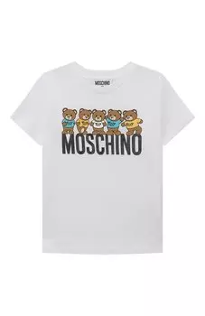 Хлопковая футболка Moschino