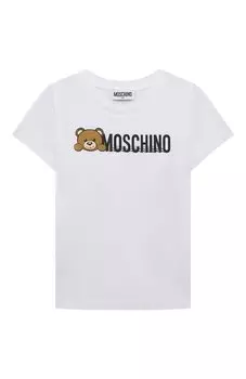 Хлопковая футболка Moschino