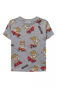 Хлопковая футболка Moschino