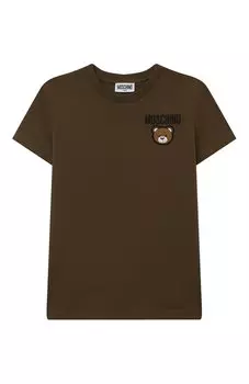 Хлопковая футболка Moschino