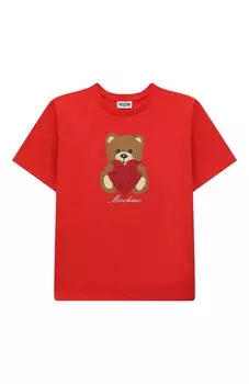 Хлопковая футболка Moschino