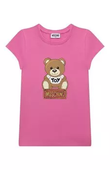 Хлопковая футболка Moschino