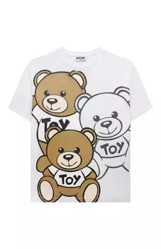 Хлопковая футболка Moschino