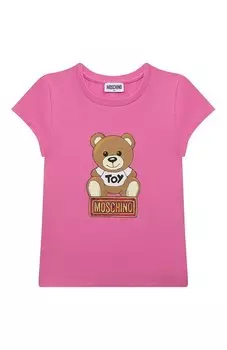 Хлопковая футболка Moschino