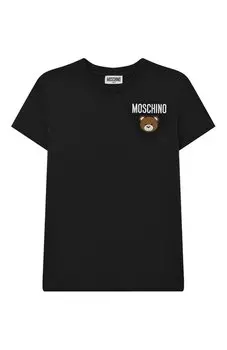 Хлопковая футболка Moschino