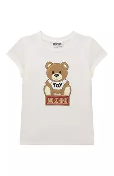 Хлопковая футболка Moschino