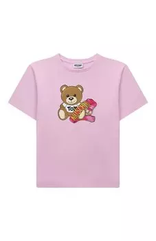 Хлопковая футболка Moschino