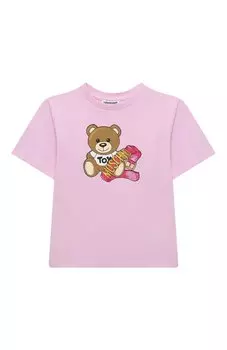 Хлопковая футболка Moschino