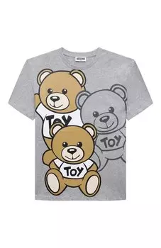 Хлопковая футболка Moschino