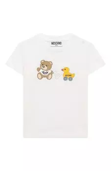 Хлопковая футболка Moschino