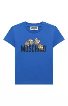 Хлопковая футболка Moschino