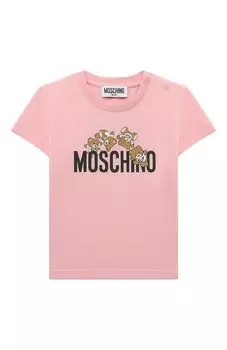 Хлопковая футболка Moschino