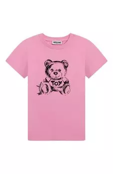 Хлопковая футболка Moschino