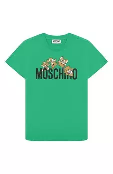 Хлопковая футболка Moschino