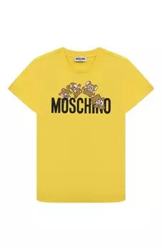 Хлопковая футболка Moschino