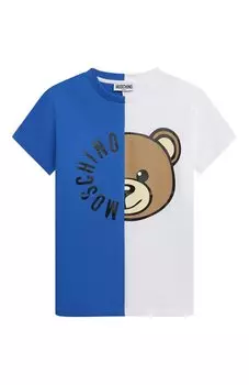 Хлопковая футболка Moschino