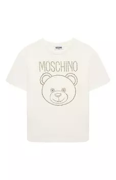 Хлопковая футболка Moschino