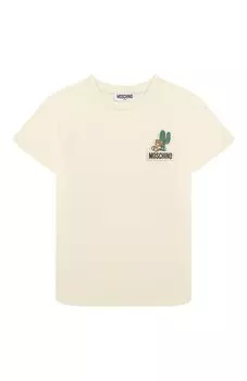 Хлопковая футболка Moschino