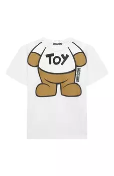 Хлопковая футболка Moschino
