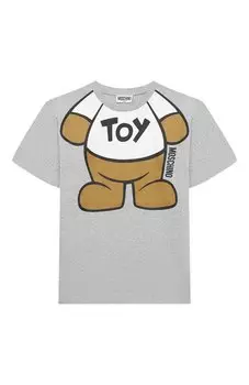 Хлопковая футболка Moschino