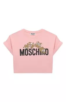 Хлопковая футболка Moschino