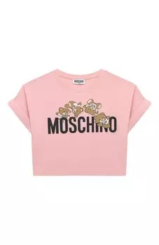 Хлопковая футболка Moschino