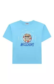 Хлопковая футболка Moschino
