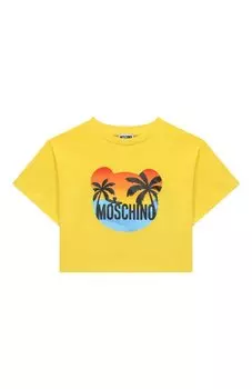 Хлопковая футболка Moschino