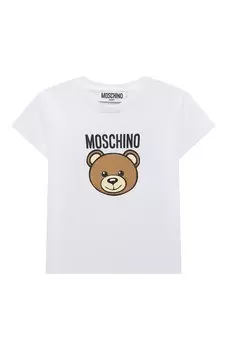 Хлопковая футболка Moschino