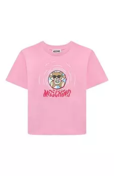 Хлопковая футболка Moschino