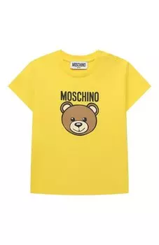 Хлопковая футболка Moschino