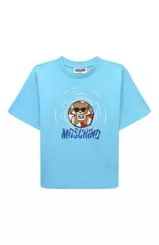 Хлопковая футболка Moschino