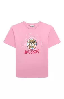 Хлопковая футболка Moschino