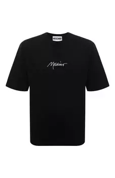 Хлопковая футболка Moschino