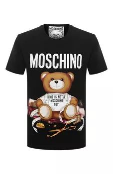 Хлопковая футболка Moschino