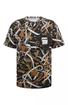 Хлопковая футболка Moschino