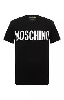 Хлопковая футболка Moschino