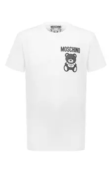 Хлопковая футболка Moschino
