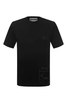 Хлопковая футболка Moschino