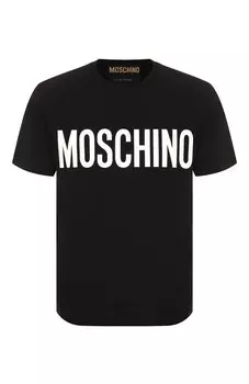 Хлопковая футболка Moschino
