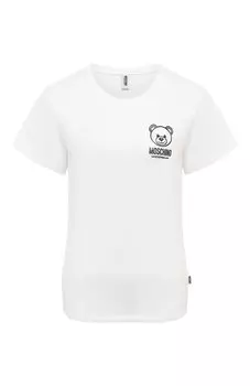 Хлопковая футболка Moschino