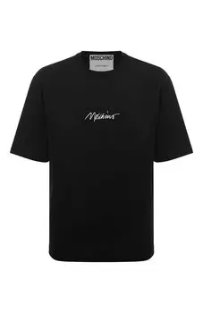 Хлопковая футболка Moschino